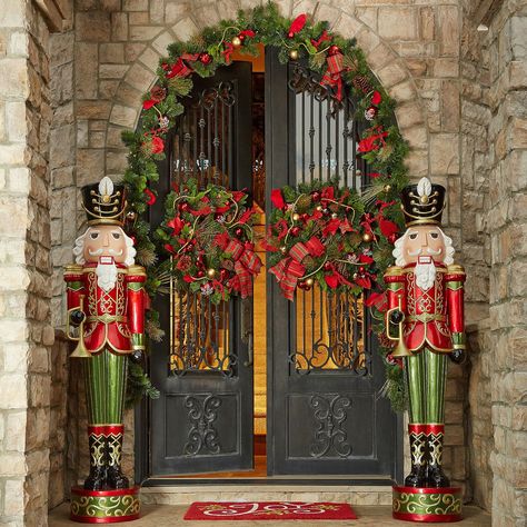 6' Grand Nutcracker - Sam's Club Nutcracker Christmas Decorations, Nutcracker Decor, Christmas Nutcrackers, Christmas Soldiers, Front Door Christmas Decorations, Christmas Front Porch, Christmas Front Doors, Holiday Toys, Front Porch Christmas Decor