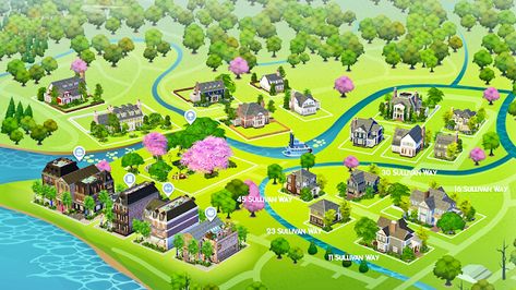 Simsational Designs: Welcome to Davenporte - Willow Creek Makeover Part 01 Willow Creek Sims 4 Rebuild, Sims 4 Houses Willow Creek, Sims Willow Creek, Sims 4 Willow Creek Makeover, Sims 4 Willow Creek House, Willow Creek House, Willow Creek Sims 4, Sims 4 Willow Creek, Sims 4 Lots