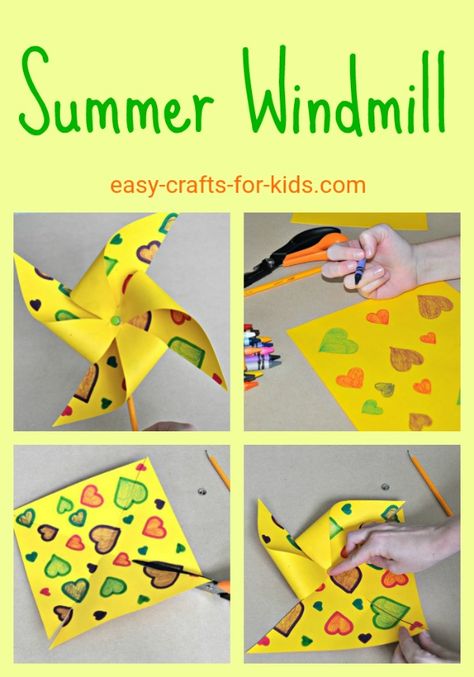 Kids will have fun all summer long with these cute paper mills. Lots more great crafts to do in the summer weather! #summercrafts #summeractivities #summer #kids #papermills #crafts #kidsactivities Bubble Crafts For Preschoolers, Craft Ideas For Kindergarteners, Things That Go Crafts, Easy 3rd Grade Art Lesson, May Craft Ideas For Kids, Cute Easy Paper Crafts Ideas, 1st Grade Arts And Crafts Ideas, Ks2 Craft Ideas, Summer School Enrichment Ideas