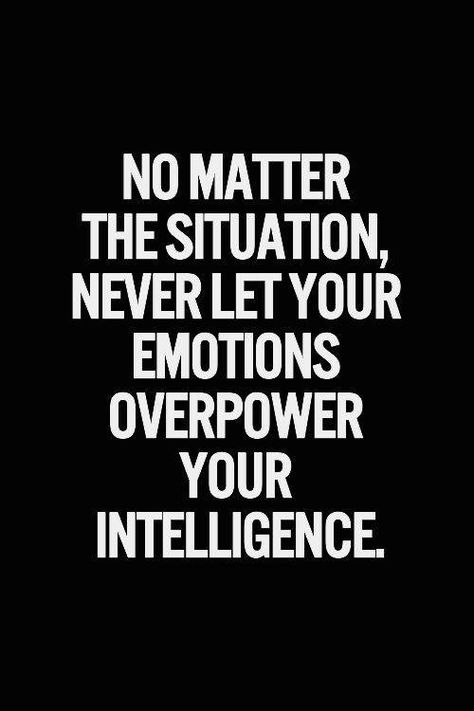 Don’t let your emotions overpower your intelligence. Be smart about being and feeling good while becoming better. Leadership Advice, Nasihat Yang Baik, Image Positive, White Quote, Inspirerende Ord, School Online, Life Quotes Love, High Stakes, Online School