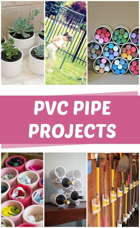 36 genius PVC pipe projects from organizing to playing, PVC pipe can make it all! - C.R.A.F.T. Upcycling, Lego For Adults, Pvc Crafts, Pipe Fence, Craft Paint Storage, Pvc Pipe Crafts, Pvc Pipe Projects, Pvc Projects, Gift Money