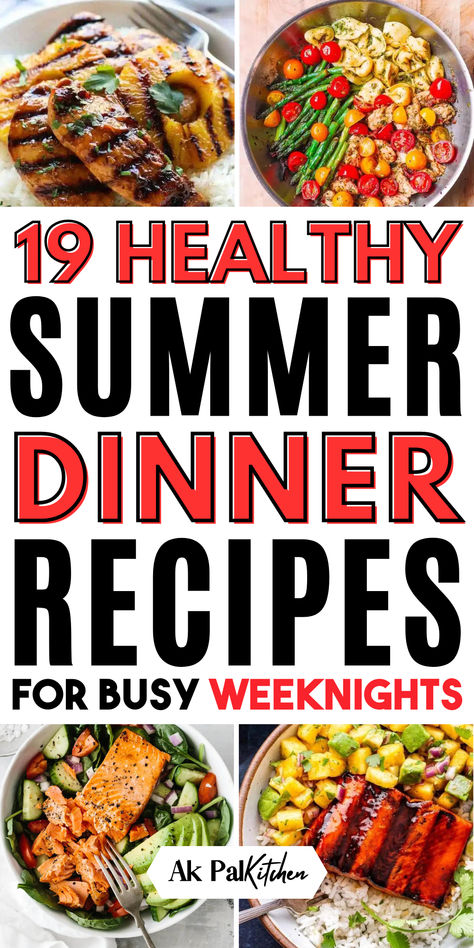 Healthy summer dinner recipes are here! Explore our fresh summer salads, grilled vegetables, and cool summer soups. Dive into light summer pasta salad recipes or refresh with summer detox meals. Whether you're looking for summer vegan meals or seafood recipes for summer, we’ve got you covered. Enjoy low-calorie summer dinners, keto summer meals, gluten-free summer recipes, and quick healthy summer recipes. Get grilling with healthy summer BBQ recipes and summer chicken recipes! Healthy Meals No Vegetables, Romantic Summer Dinner Recipes, Summer Date Night Dinner Recipes, Simply Healthy Recipes, Quick Healthy Dinners For Two, Summer Menus Dinners, Summer Ww Recipes, Summer Meals Easy Healthy, Summer Menu Plan