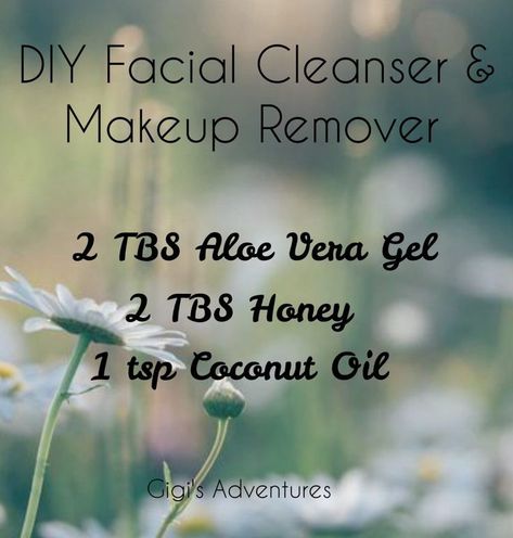 Unclogs pores, gently exfoliates and fights acne and imperfections: this DIY Facial Cleanser and Makeup Remover really does it all! Diy Facial Cleanser, Diy Cleanser, Homemade Facial Cleanser, Diy Scrubs, Diy Haircare, Natural Facial Cleanser, Diy Makeup Remover, Cleanser For Sensitive Skin, Natural Face Cleanser