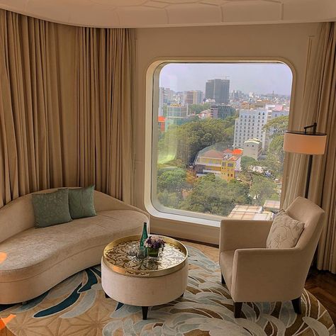 Michael von Schlippe on Instagram: “Room with a view. One of my favourite hotels in Saigon, Hotel des Arts, has these great floor-to-ceiling windows, a colonial-touch design,…” Heritage Hotel, Room With A View, Window Room, Window View, Floor To Ceiling Windows, Ceiling Windows, Window Design, Hotels Room, My Favourite