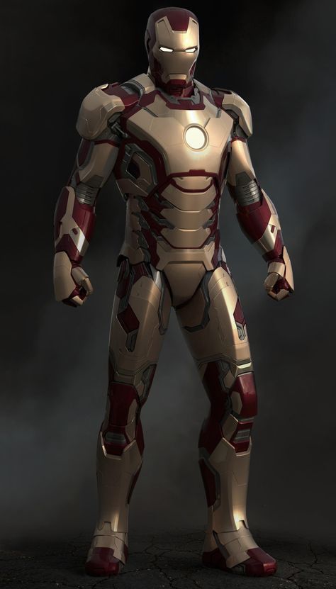 Iron Man - Mark 42 Iron Man Wallpaper, Karakter Marvel, Harley Queen, Iron Man Art, Iron Man Avengers, Superhero Poster, Iron Man Suit, Iron Man Armor, Art Kawaii