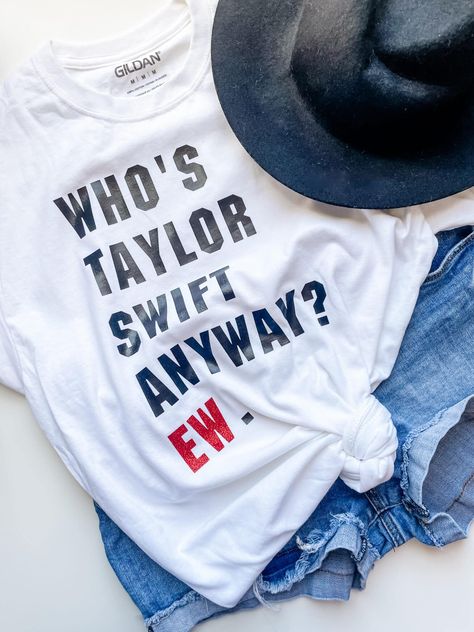 Eras Tour T Shirt Ideas, Eras Tour Shirt Diy, Diy Eras Tour Shirt, Taylor Swift Cricut Shirts, Taylor Swift Tshirt Ideas Diy, Taylor Swift Diy Shirt, Taylor Swift Shirts Diy, Diy Taylor Swift Shirt, Taylor Swift Shirt Design