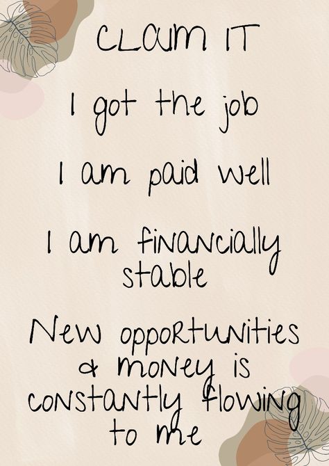 Money Job Aesthetic, Dream Board Money, Manifestation For A Job, Manifest Job Opportunities, Getting A Job Manifestation, Affirmations Positive Law Of Attraction New Job, Affirmation For Job Success, Good Paying Job Aesthetic, I Got The Job Manifest
