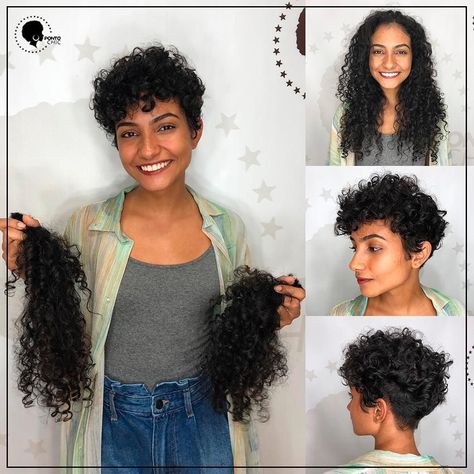 3b Hair, Curly Pixie Haircuts, Curly Pixie Hairstyles, Natural Curly Hair Cuts, Short Curly Haircuts, Short Curls, Haircuts For Curly Hair, Curly Hair Inspiration, Short Natural Hair Styles