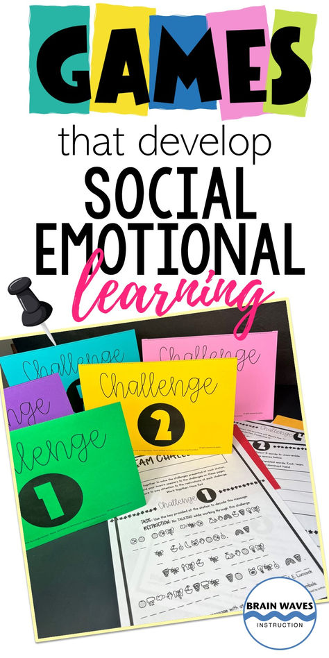 SEL Games Galore! Boost emotional intelligence with our curated collection of 14 engaging Social Emotional Learning activities. From team-building to mindfulness, find games for your classroom need. Perfect for educators seeking interactive ways to foster positive behavior and communication skills. #SELgames #ClassroomActivities #EmotionalIntelligence Fun Social Skills Games, Social Emotional Learning For Middle School, High School Social Work Activities, Empathy Activities For Middle School, Leadership Games For Kids, Sel Classroom Activities, Social Emotional Learning Activities Elementary, Sel Activities For Middle School, Sel Activities For Elementary School