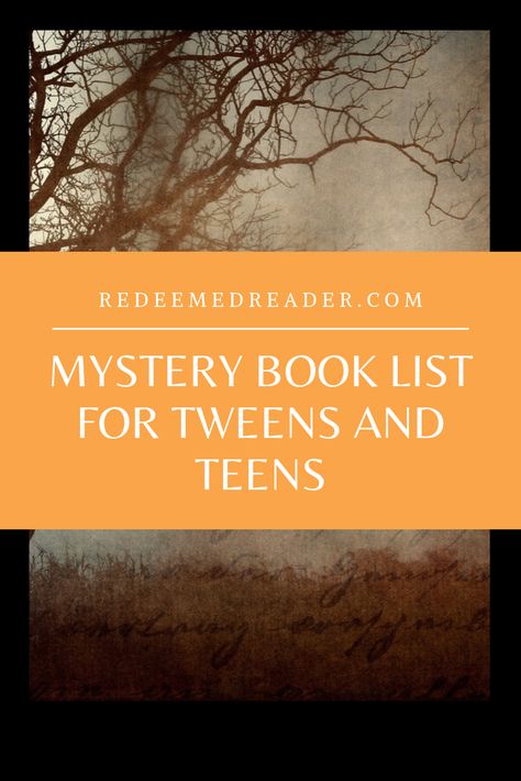 Mystery Book List for Elementary, Tweens, and Teens! - Redeemed Reader Mystery Books For Teens, Good Thriller Books, Best Mystery Books, Best Books For Teens, The Orient Express, Cozy Mystery Books, Suspense Books, Best Mysteries, Summer Books