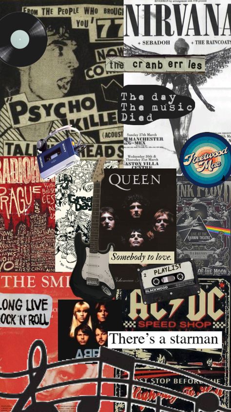 #oldmusic #music #classicrock Classic Rock, Rock Bands, Y2k Rock, Band Wallpapers, Old Music, Create Collage, Creative Play, Your Aesthetic, Creative Energy