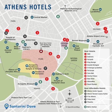 The 17 best hotels and places to stay in central Athens near the Parthenon, Acropolis, Plaka, Monastiraki, and Syntagma Square. Athens Tourist Map, Athens Map, Greek Isles Cruise, Athens Alabama, Syntagma Square, Athens Greece Travel, Athens Airport, Athens Hotel, Athens Travel