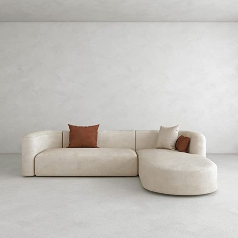 Sofa L Shape Living Room, Small L Shaped Couch, Small L Shaped Sofa, Aesthetic Couch, Cream Couch Living Room, Small Couches Living Room, Couch Aesthetic, Cream Sofa Living Room, L Shape Couch