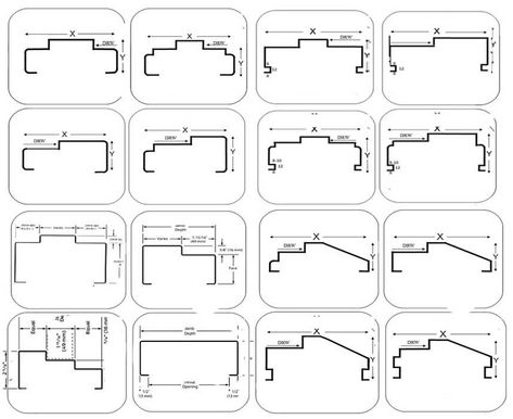 steel-door-frame-profile Door Frame Detail, Door Frame Design, Sobna Vrata, Inside Doors, Make A Door, Frame Making, Steel Mirror, Garage Door Design, Door Frames