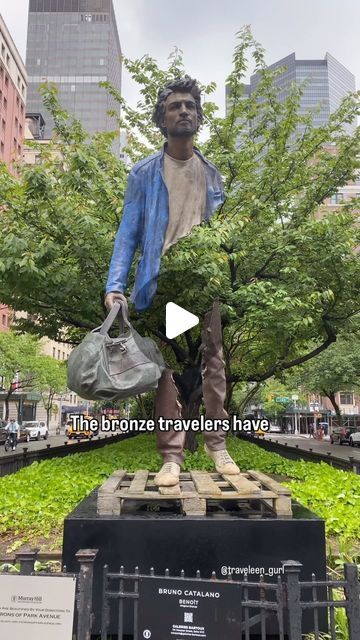 Gurleen Kaur on Instagram: "@brunocesarcatalano is an amazing Moroccan born artist who is well known for his “travellers” sculptures. 

📍Can be found on 34th- 38th Streets 
🗓️Will be here until May 2025
❤️These sculptures have been all over the world and now we are lucky to have them in NYC. So please make sure to take time to check them out. 

#brunocatalano #traveller #traveler #newyork #artexhibition #publicart #publicartwork #freeart #traveleengurl #thingstodoinnyc #free #nycfree" Public Artwork, Take Time, Public Art, Free Art, Art Exhibition, Beautiful Images, Make Sure, And Now, All Over The World