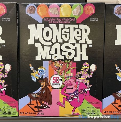 Cereal Characters, Vintage Food Labels, Monster Shapes, Giant Eagle, Halloween Eve, Cereal Killer, Chocolate Dreams, Monster Mash, Ad Creative