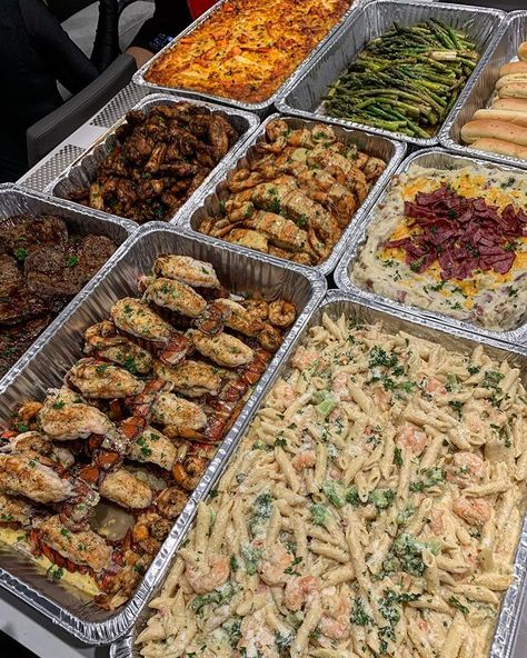 Essen, Wedding Food Catering, Wedding Buffet Food, Mother's Day Party, Food Feast, Dinner Catering, Catering Ideas Food, Soul Food Dinner, Party Food Buffet