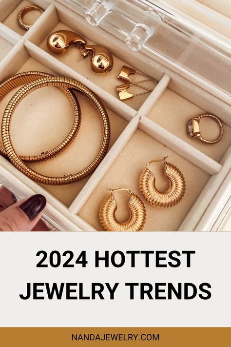 Get ahead with the latest and hottest jewelry trends of 2024. Shop our New Arrivals today. Gold Jewelry Outfits Winter, Popular Earrings 2024, On Trend Earrings, 2024 Gold Jewelry Trends, Trendy Silver Earrings, 2024 Jewelry Trends Forecast, Earings Trends 2024, Accessory Trends 2024, Jewellery 2024 Trends