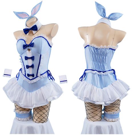 Anime Cosplay Costume Blue Bunny Girls Outfits Halloween Carnival Party SuitMaterial：Polyester Package included: Jumpsuit + Headband + Other Accessories   Size Chart Size Height Shoulder Bust Waist Hips S 151-155 34-36 77-81 58-62 82-86 M 155-159 36-38 81-85 62-66 86-90 L 159-163 38-40 85-89 66-70 90-94 XL 164-168 40-4 Kitagawa Marin Cosplay, Marin Cosplay, Girly Costumes, Halloween Carnival Party, Kitagawa Marin, Bunny Girls, My Dress Up Darling, Dress Up Darling, Bunny Suit