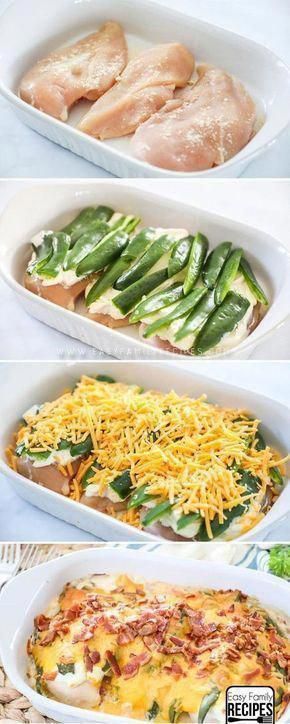 Cena Keto, Comidas Keto, Crazy Food, Jalapeno Popper Chicken, Diner Recept, Keto Dinners, Low Carb Diets, Health Dinner, Keto Recipes Dinner