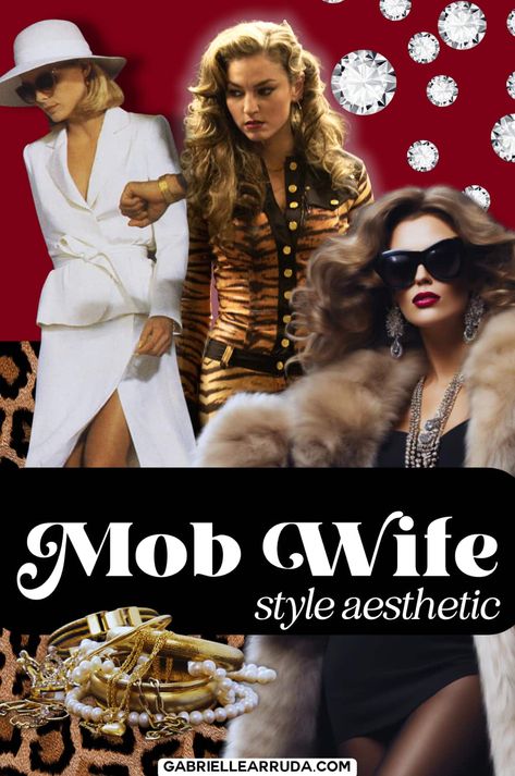 Mob Mom Aesthetic, Mob Wife Aesthetic Style, Mod Wife Outfit, Mob Wives Outfits, Italian Mob Wife Outfit, Summer Mob Wife Outfit, Mob Wife Style Fashion, Mob Wife Outfit Ideas, Mobster Wife Outfit