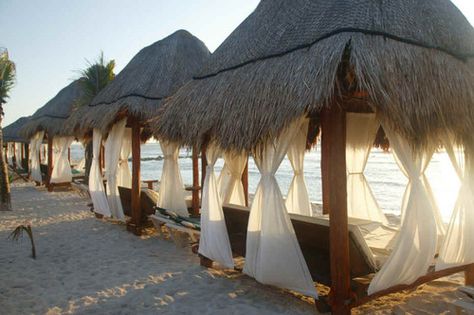 Beach Resorts, Beach Cabana, Bamboo House, Beach Hut, Beach Bars, Arbor, 인테리어 디자인, Dream Vacations, Beach Life