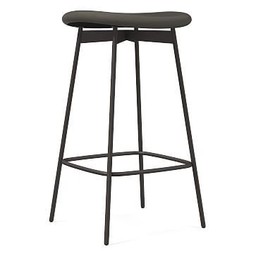 Modern Petal Backless Counter Stool - Vegan Leather Counter Stools Backless, Industrial Stool, Modern Buffet, Backless Stools, Leather Counter Stools, Modern Stools, Swivel Stool, Modern Bar, Modern Bar Stools