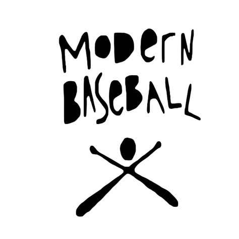 Check out this awesome 'modern+baseball' design on @TeePublic! Modern Baseball Band, Punk Bands Logos, Kaos Band, Punk Logo, Band Logo Design, Modern Baseball, Baseball Tattoos, Rock Band Logos, Midwest Emo