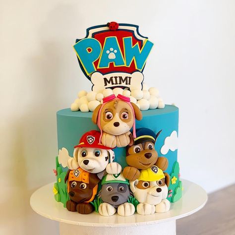 Paw Patrol Cakes, Paw Patrol Birthday Cake Boys, Paw Patrol Birthday Party Cake, Paw Cake, Paw Patrol Birthday Theme, Paw Patrol Birthday Cake, Free Reign, 4th Birthday Cakes, 3rd Birthday Cakes