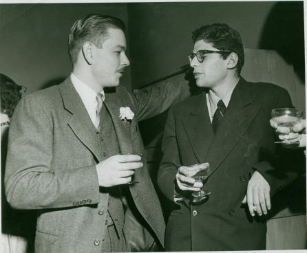 Lucien Carr and Allen at Lucien's wedding to Francesca "Cessa" von Hertz, January 4, 1952 Gay Outfits Men, Lucien Carr, Gay Outfits, Kill Your Darlings, Allen Ginsberg, Beat Generation, Gay Outfit, The Libertines, Gay Books
