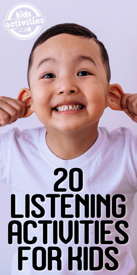 Active Listening Activities For Preschoolers, Active Listening Activities, Listening Skills Activities, Listening Activities For Kids, Emotional Activities, Listening Games, Good Listening Skills, Games For Kids Classroom, Listening Activities