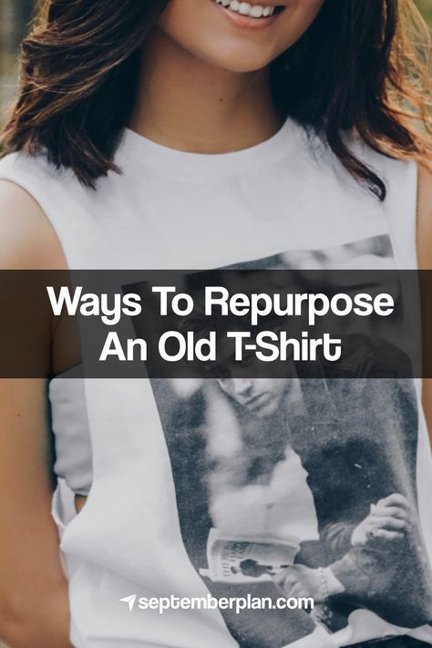 101 Ways To Repurpose An Old T-Shirt Gardening Gloves, Old Shirts, Old Tee Shirt Ideas Upcycle, T Shirt Into Tank Top, Tee Shirt Ideas, Shirt Into Tank Top, Old Tee Shirts, Infinity Scarves, Produce Bags