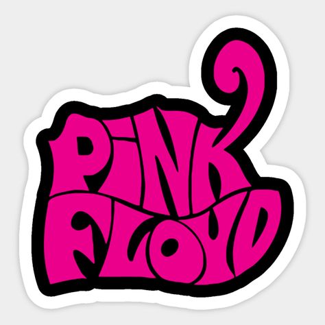 Pink Floyd -- Choose from our vast selection of stickers to match with your favorite design to make the perfect customized sticker/decal. Perfect to put on water bottles, laptops, hard hats, and car windows. Everything from favorite TV show stickers to funny stickers. For men, women, boys, and girls. Pink Floyd, Pink Floyd Logo, Pink Floyd Wall, Band Stickers, Pink Logo, Logo Sticker, Case Stickers, Art Logo, Phone Case Stickers