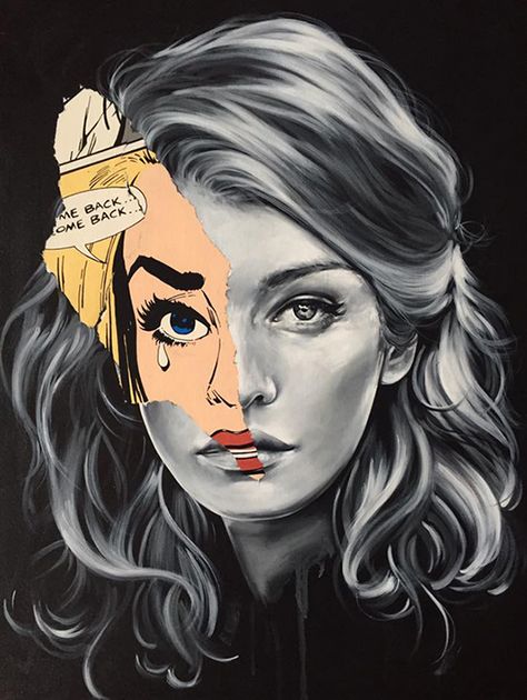 Sandra Chevrier, Contrast Art, L'art Du Portrait, Art Du Collage, Art Alevel, Gcse Art Sketchbook, Collage Kunst, Tableau Pop Art, Photographie Portrait Inspiration