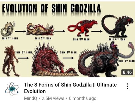 Shin Godzilla Forms, Shin Godzilla 2nd Form, Shin Godzilla 5th Form, Godzilla Creatures, Godzilla Oc, Kaiju Evolution, Godzilla Art, Shin Godzilla, Evolution Art