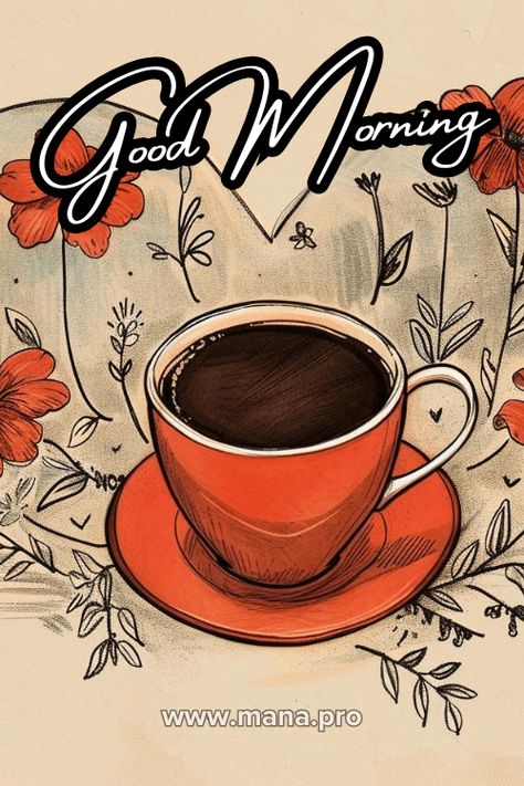 99+ Good Morning Coffee Images (Free HD Download) Good Morning Monday Coffee, Coffee Blessings, Thursday Coffee, Tuesday Coffee, Good Morning Rain, Flowers Good Morning, Wednesday Coffee, Coffee And Flowers, Saturday Coffee