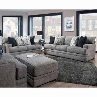 Light Grey Couch Living Room, 4 Piece Living Room Set, Stationary Collection, Living Room Decor Gray, Chair And A Half, Living Room Collections, Living Room Decor Apartment, Living Room Grey, Wooden Legs