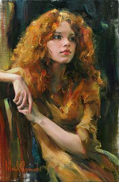 Favorite Ginger art | Redheaded women in art and history ... Drawing Tutorials, Oil Portrait, Painting Illustration, Art Paint, Pretty Art, Portrait Art, 그림 그리기, Beautiful Paintings, Painting Inspiration