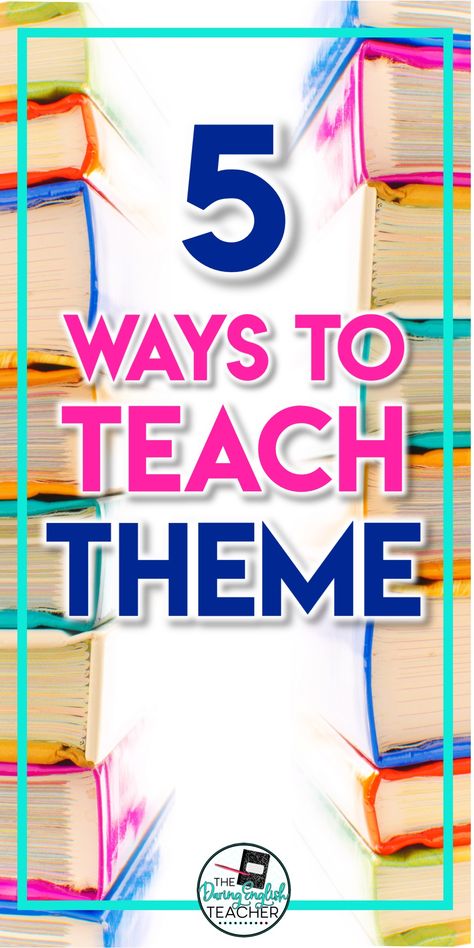 Theme Lessons Middle School, Teaching Theme High School English, Teaching Theme Middle School, Theme Middle School, Highschool Hacks, Teaching Literary Analysis, Middle School Reading Activities, English 101, Middle School Reading Comprehension