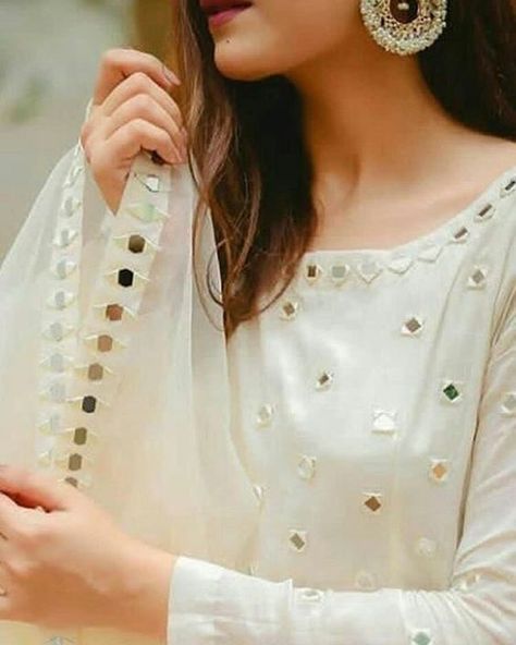 This story is about a rebellious and powerful indian men tahir thakur… #fanfiction #Fanfiction #amreading #books #wattpad Naruto Fashion, Mirror Work Kurti Design, Mirror Work Kurti, Mirror Work Dress, Clothes Idea, White Clothes, Pakistani Fashion Casual, Pakistani Dresses Casual, Pakistani Fashion Party Wear