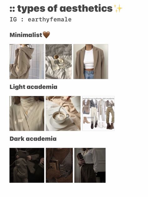 Types Of Aesthetics List Clothes, Type Of Aesthetics Styles List, Type Of Aesthetics Outfits, Types Of Styles Aesthetic List, Type Of Core Aesthetics, Different Types Of Aesthetics Cores, Types Of Fashion Aesthetics List, Types Of Cores Aesthetics List, Different Cores Types List