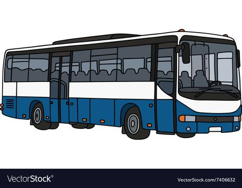 Balayage, Bus Vector, Bus Drawing, Bus Cartoon, Transportation Activities, Bee Images, Kindergarten Social Studies, Blue Bus, Art Transportation