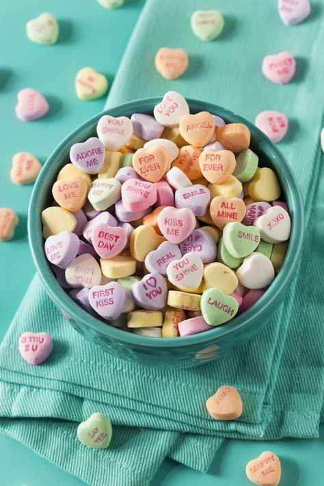 Sweet Hearts Candy Aesthetic, Valentine’s Day Heart Candy, Heart Sweets Candy, Candy Pictures Photography, Heart Candy Photoshoot, Valentines Candy Aesthetic, Candy Heart Photoshoot, Cute Heart Pictures, Heart Candy Aesthetic