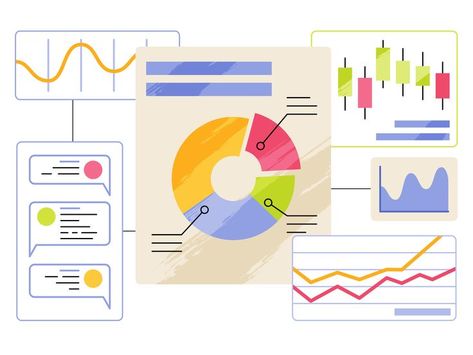 Dashboard Illustration, Statistics Illustration, Analytics Illustration, Line Graph, Digital Nomad Jobs, Empty State, Web Analytics, Work Opportunities, Line Graphs