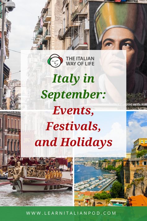 Discover the enchantment of Italy in September! Explore a comprehensive calendar brimming with vibrant festivals, significant holidays, and unique events that capture Italy’s rich heritage and the vigor of early autumn. Dive into a month filled with cherished customs and captivating celebrations, and plan your visit to coincide with Italy’s most exciting September happenings. #ItalySeptemberCalendar #SeptemberEventsInItaly September In Italy, Italy In September, September Events, September Holidays, Holidays In Italy, Ligurian Coast, Italy September, Greve In Chianti, Vacation 2024