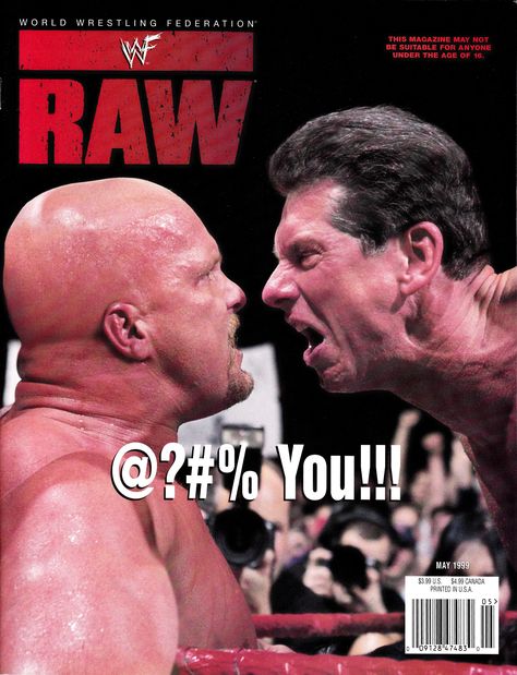 The Feud that epitomized the Attitude Era & won the Monday Night War over WCW, Austin vs McMahon Wwf Magazine, Raw Wwe, Stone Cold Steve Austin, Stone Cold Steve, Sports Celebrities, Vince Mcmahon, Steve Austin, Episode Online, Wwe Raw