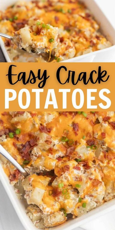 Brunch Potatoes Recipes, Loaded Potatoe Casserole Recipes, Ranch Potatoes Casserole, Ranch Potato Casserole Recipes, Ranch Baked Potatoes, Cheesy Bacon Potatoes Casserole, Potato’s For A Crowd, Easy Potato Recipes For A Crowd, Cheap Easy Side Dishes