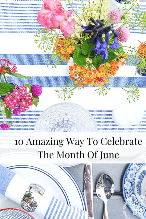 June is a great month to celebrate! Here is a list of 10 things to do in June that will help you celebrate this first month of summer. Summer Fun, Things To Do In June, June Holidays, Month Of June, Life List, Todo List, Celebrate Life, June 2024, Celebration Of Life