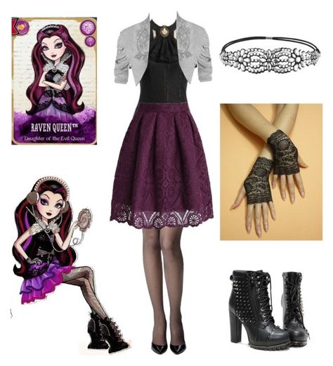 "Raven Queen cosplay - Ever After High" by shadow-cheshire ❤ liked on Polyvore featuring Commando, WearAll and Miss Selfridge Raven Queen Cosplay, Raven Costume, Cute Emo Outfits, Queen Cosplay, Princess Inspired Outfits, Queen Outfits, Raven Queen, Disney Inspired Fashion, Queen Outfit