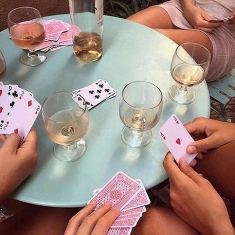 These are some of the best party drinking games out there! Life Mood Board Inspiration, Playing Cards Aesthetic Friends, Friends Playing Cards Aesthetic, Pinterest Life Aesthetic, Playing Cards Photography Ideas, Girls Wine Night Aesthetic, Game Night Aesthetic Friends, Calling Aesthetic, Fun Life Aesthetic